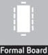 SPACE Meeting Room Style Formal Board