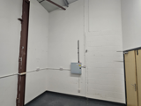 Inside an empty industrial unit