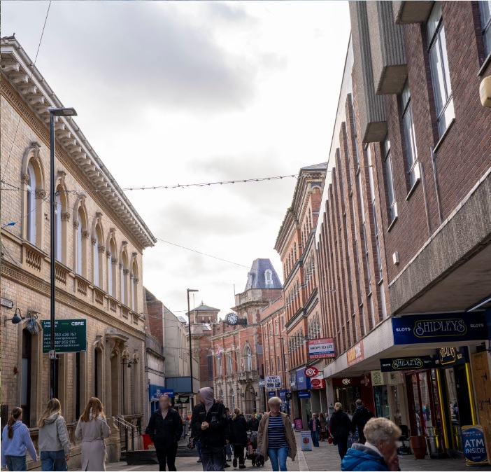 A street with shops